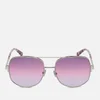 Tom Ford Women's Lennox Pilot Style Sunglasses - Palladium/Violet - Image 1