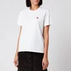 Maison Kitsuné Women's T-Shirt Fox Head Patch - White - Image 1