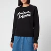Maison Kitsuné Women's Sweatshirt Handwriting - Black - Image 1