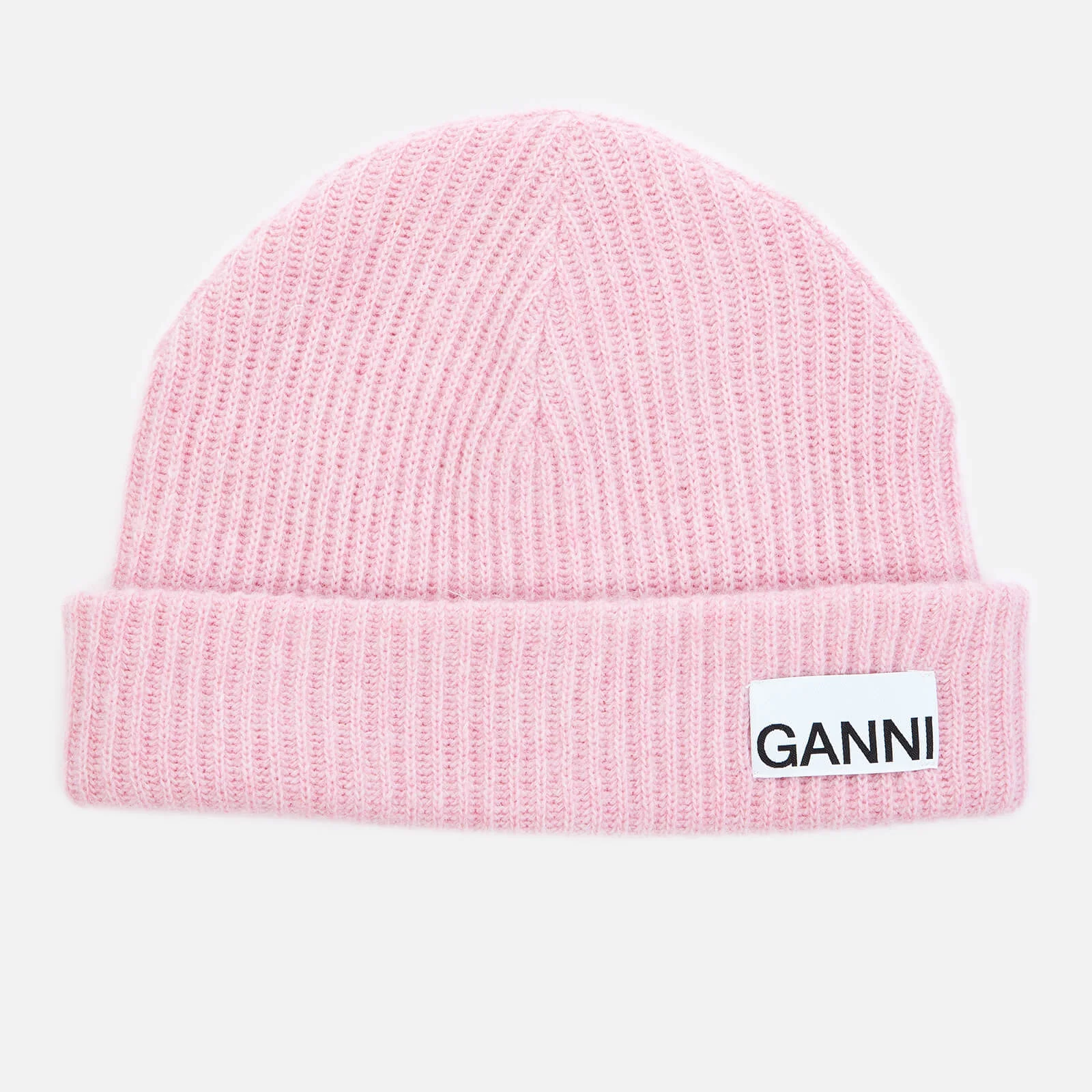 Ganni Women's Recycled Wool Knit Beanie - Sweet Lilac Image 1