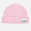 Ganni Women's Recycled Wool Knit Beanie - Sweet Lilac - Image 1