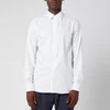 Canali Men's Poplin Cotton Slim Fit Shirt - White - Image 1