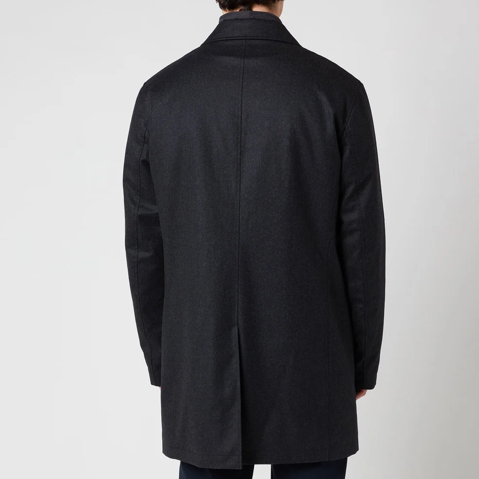 Canali Men's 3/4 Detach Inner Wool Coat - Grey Image 1