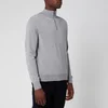 Canali Men's Long Sleeve 1/4 Zip Wool Jumper - Light Grey - Image 1