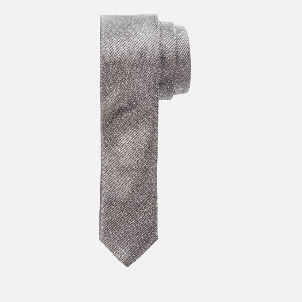 Canali Men's Silk Self Pattern Tie - Multi Image 1