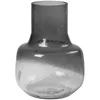 Broste Copenhagen Ingvar Glass Vase - Smoked Pearl/Clear - Image 1
