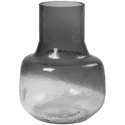 Broste Copenhagen Ingvar Glass Vase - Smoked Pearl/Clear