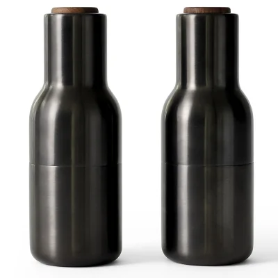 Audo Bottle Grinder - Bronzed Brass - Set of 2