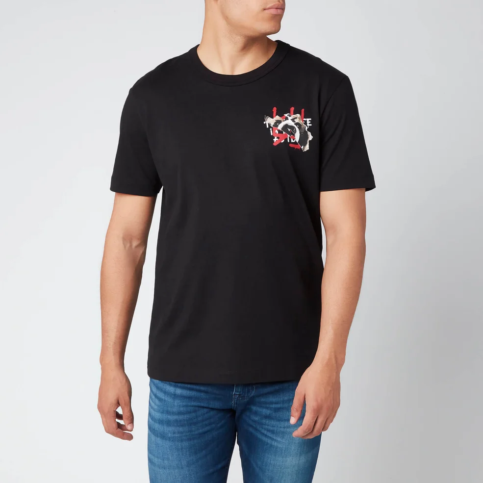 HUGO Men's Dostok T-Shirt - Black Image 1