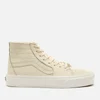 Vans Women's Sk8-Hi Tapered Leather Trainers - Marshmallow/Snow White - Image 1