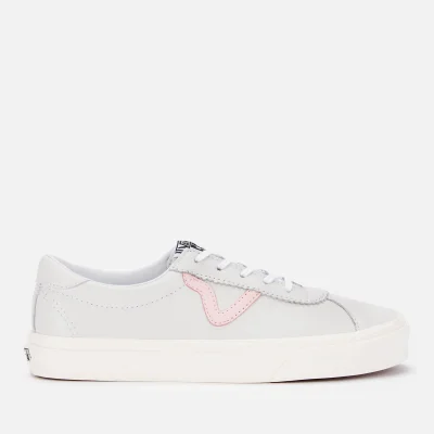 Vans Women's Sport Leather Trainers - White/Snow White