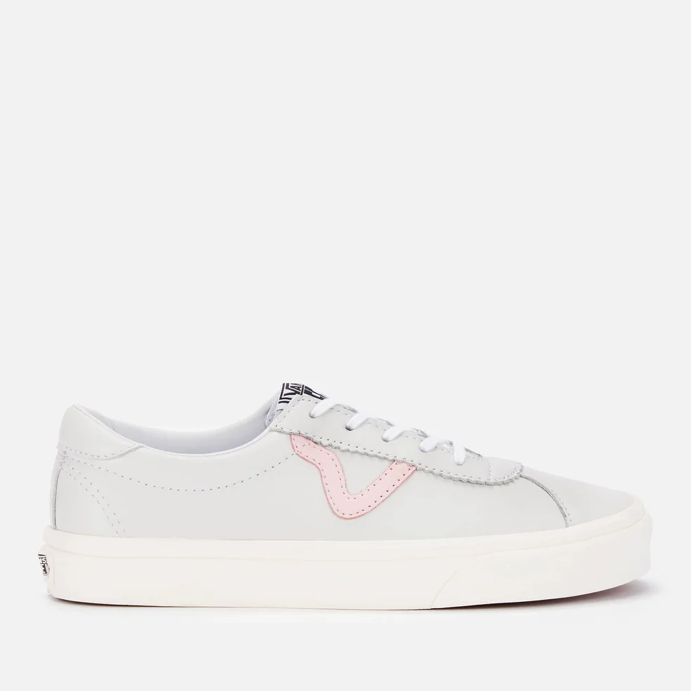 Vans Women's Sport Leather Trainers - White/Snow White Image 1