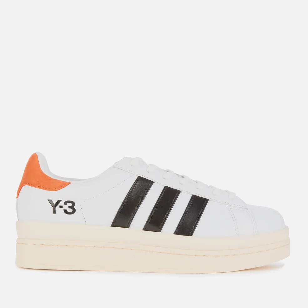 Y-3 Men's Hicho Trainers - White/Black/Red Image 1