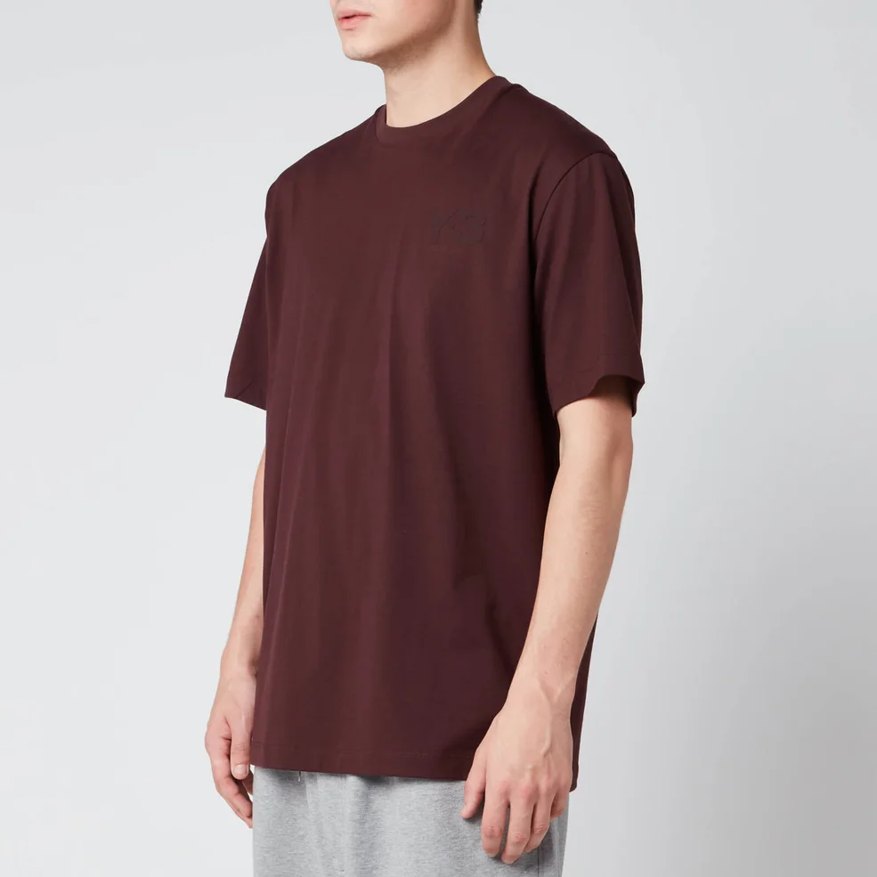 Y-3 Men's Classic Chest Logo Short Sleeve T-Shirt - Red Image 1