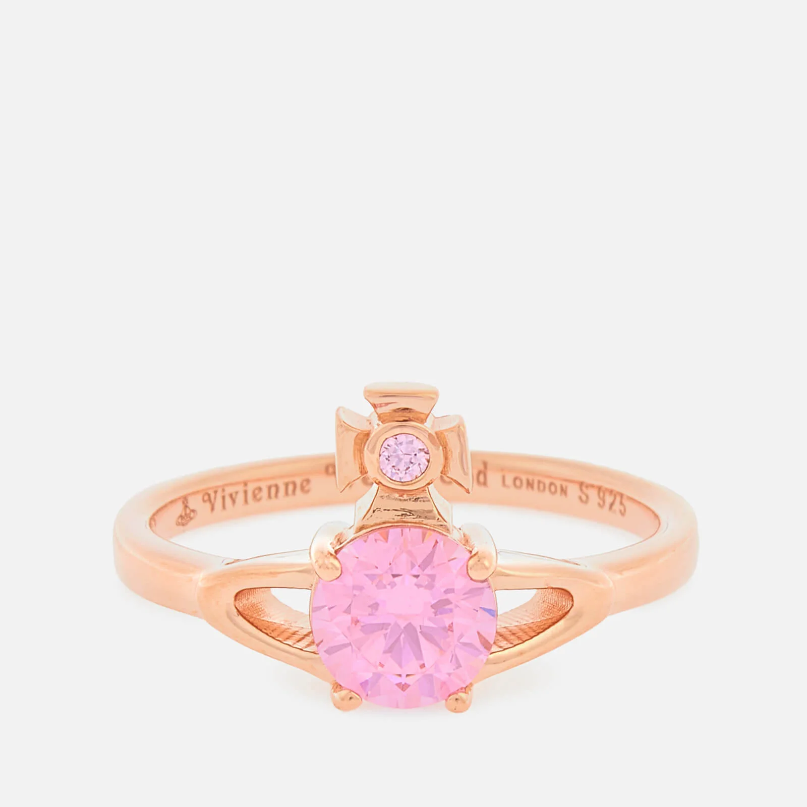 Vivienne Westwood Women's Reina Petite Ring - Pink Gold Pink Image 1