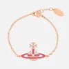 Vivienne Westwood Women's Kika Bracelet - Pink Gold Crystal Fuchsia Violet - Image 1