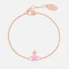 Vivienne Westwood Women's Reina Small Bracelet - Pink Gold Pink - Image 1