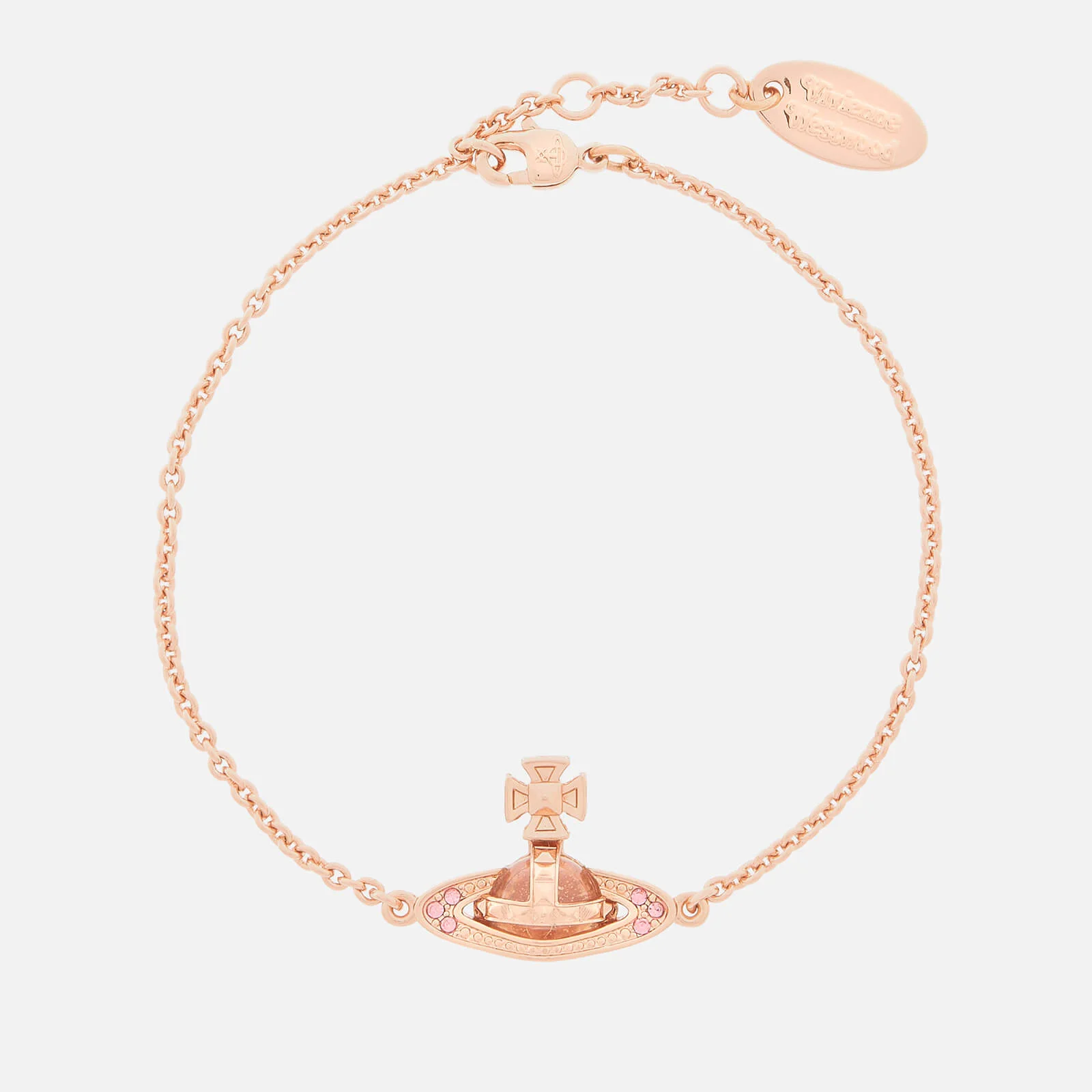 Vivienne Westwood Women's Pina Bas Relief Bracelet - Pink Gold Light Rose Image 1