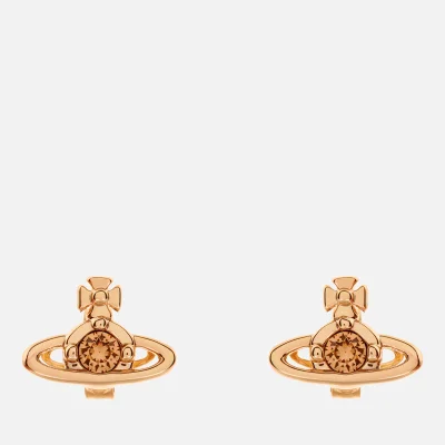 Vivienne Westwood Women's Nano Solitaire Earrings - Gold Light Colorado Topaz