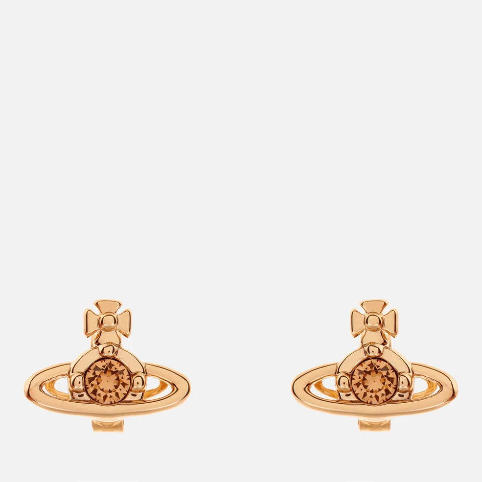 Vivienne Westwood Women's Nano Solitaire Earrings - Gold Light Colorado Topaz Image 1