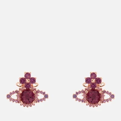 Vivienne Westwood Women's Valentina Orb Earrings - Pink Gold Amethyst