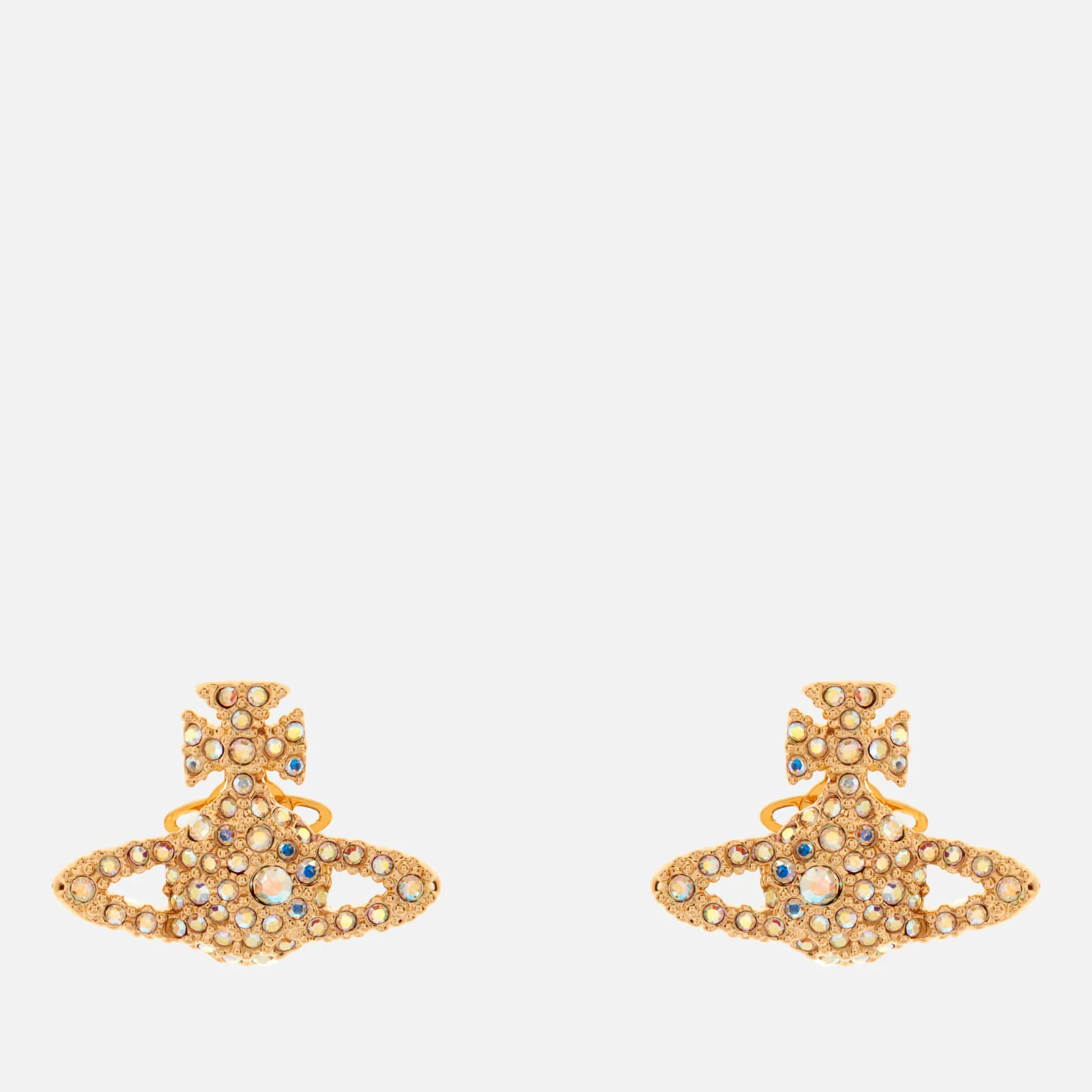 Vivienne Westwood Women's Grace Bas Relief Stud Earrings - Gold Aurore Boreale Image 1
