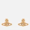 Vivienne Westwood Women's Grace Bas Relief Stud Earrings - Gold Aurore Boreale - Image 1