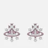 Vivienne Westwood Women's Dalila Bas Relief Earrings - Rhodium Light Amethyst Crystal - Image 1