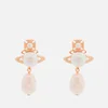 Vivienne Westwood Women's Inass Earrings - Pink Gold Rosaline - Image 1