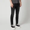 Edwin Men's Ed-85 Slim Tapered CS Ayano Drop Crotch Kahori Wash Jeans - Black - Image 1