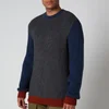 Edwin Men's Line Sweatshirt - Grey Heather/Vintage Blue /Auburn - Image 1