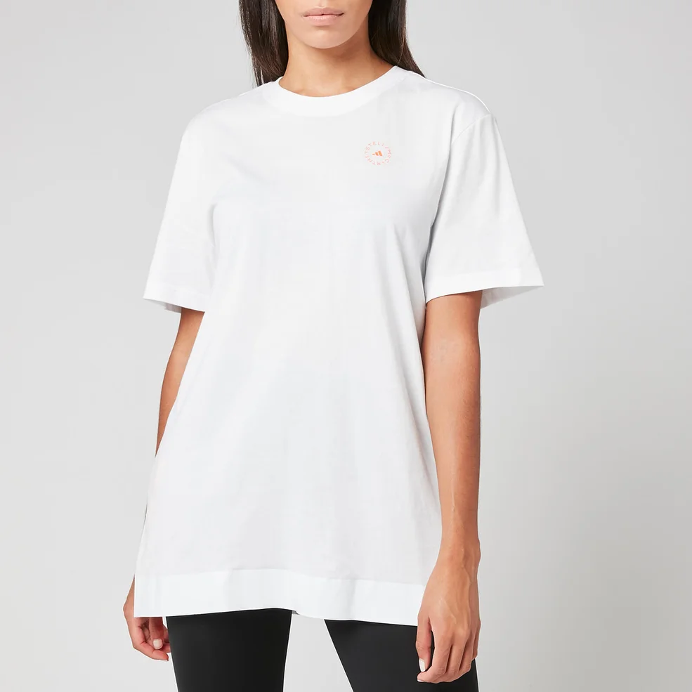adidas by Stella McCartney Women's Cotton T-Shirt - White Image 1