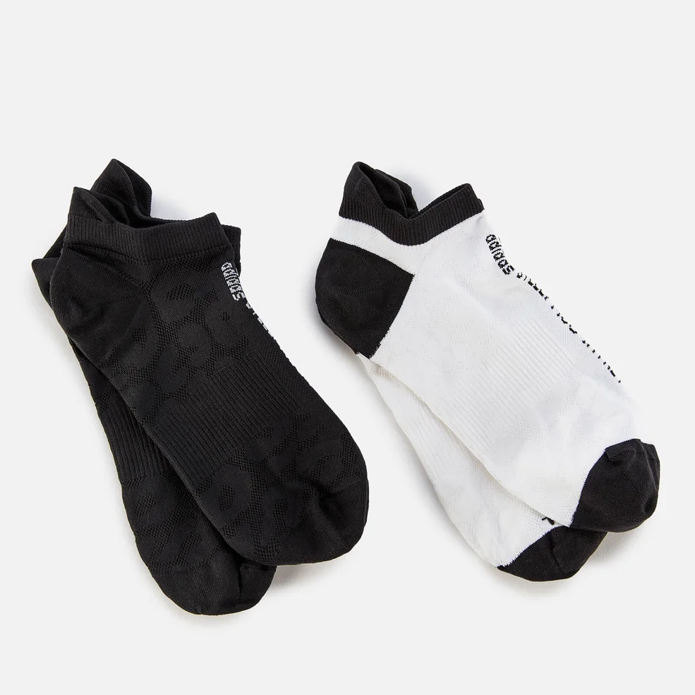 adidas by Stella McCartney Women's Hidden Socks - White/Black Image 1