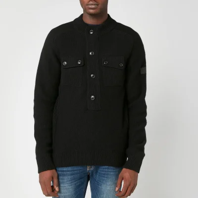 Barbour International Men's Calibrate Half Zip Sweatshirt - Black