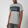Barbour International Men's Panel Logo T-Shirt - Anthracite - Image 1