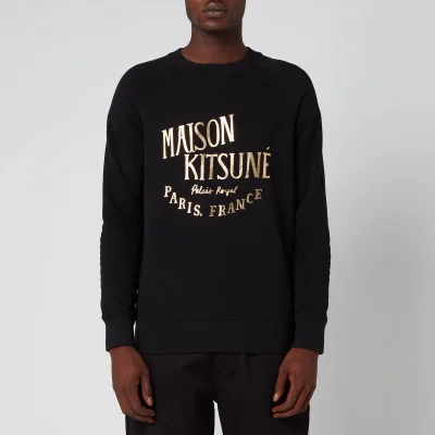 Maison Kitsuné Men's Palais Royal Sweatshirt - Black/Gold