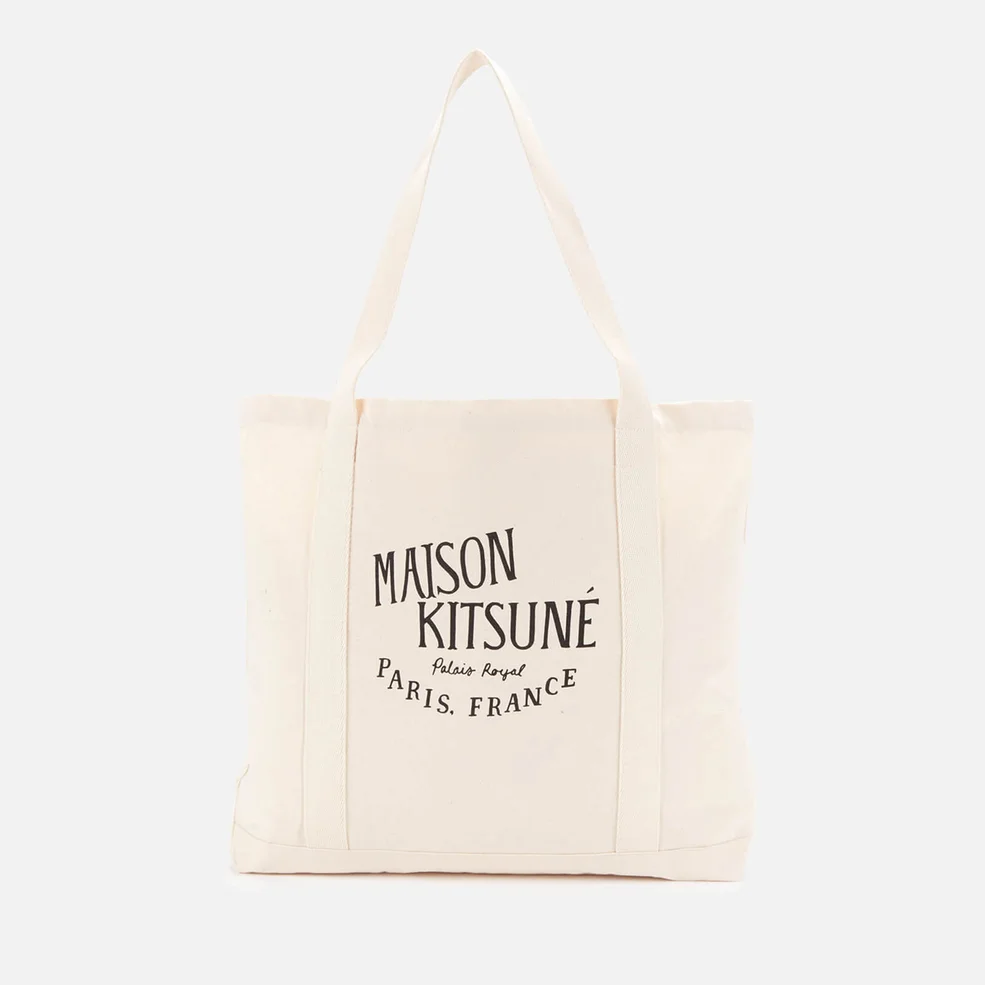 Maison Kitsuné Men's Palais Royal Shopping Bag - Ecru Image 1