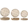 Bloomingville Bamboo Serving Tray - Set of 3 - Image 1