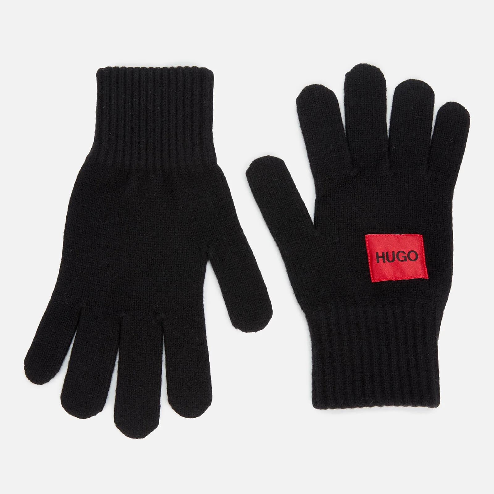 HUGO Men's Waff Gloves - Black Image 1