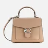 Coach Women's Mixed Leather Tabby Top Handle 20 Bag - Taupe - Image 1