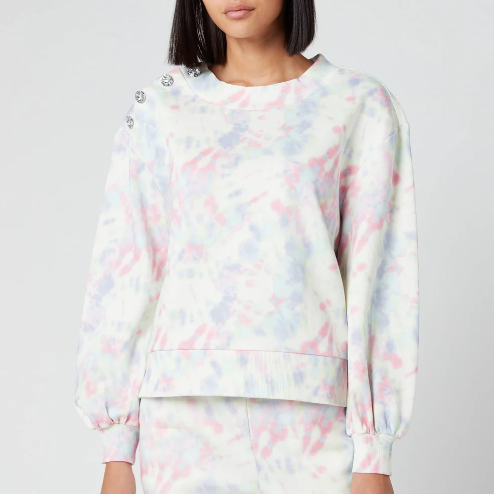 Olivia Rubin Women's Nettie Jersey Sweatshirt - Pastel Tie Dye Image 1