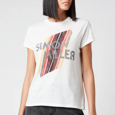Simon Miller Women's Mesa Graphic Fitted T-Shirt - White