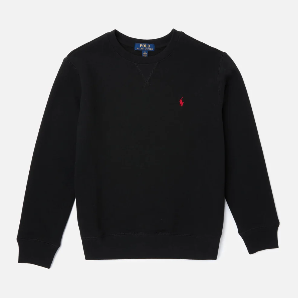 Polo Ralph Lauren Boys' Crew Neck Sweatshirt - Black Image 1