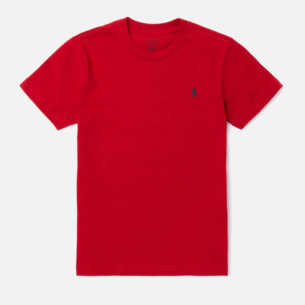 Polo Ralph Lauren Boys' Crew Neck T-Shirt - Red Image 1