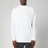 Martine Rose Men's Jersey Funnel Neck Long Sleeve T-Shirt - White - Image 1