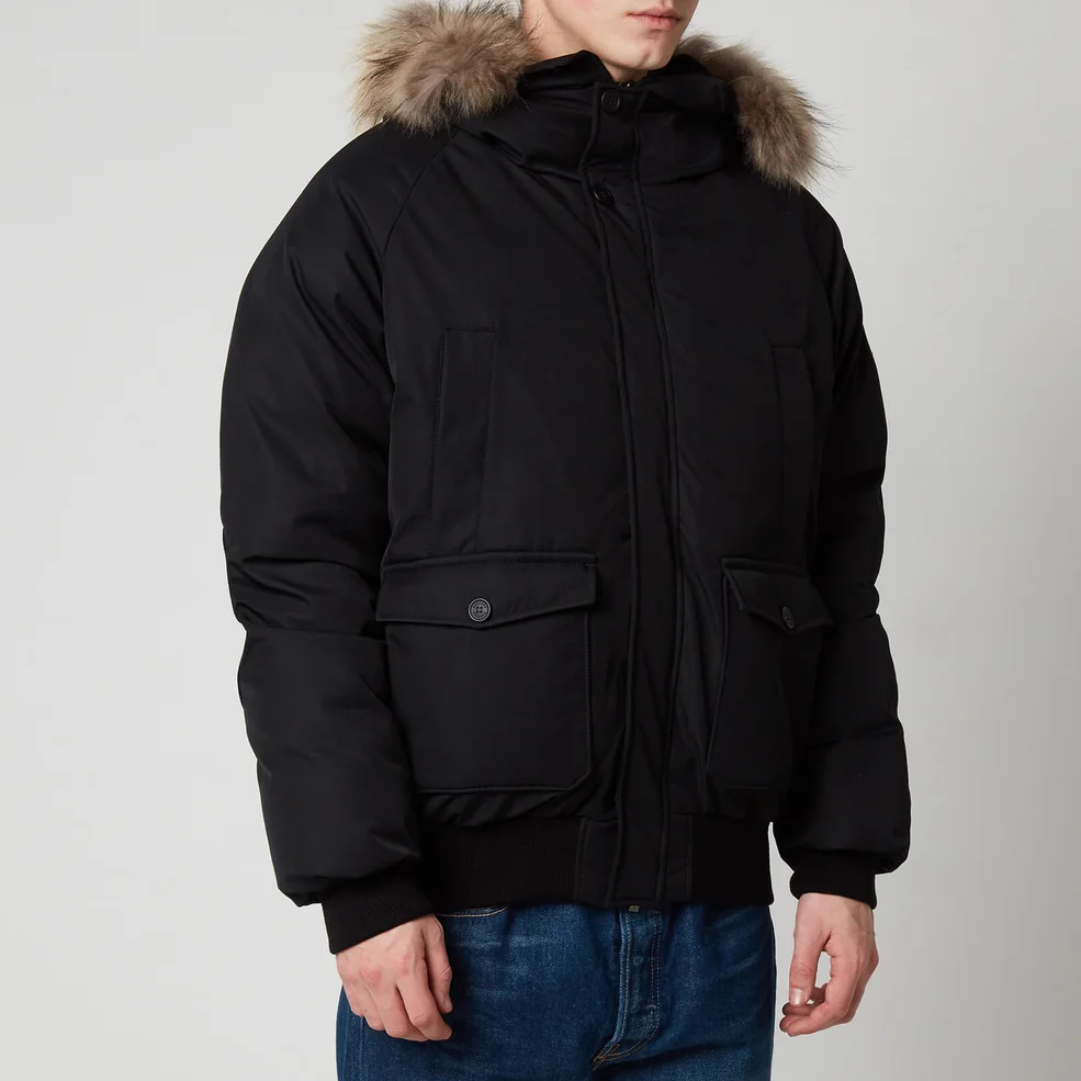 Pyrenex Men's Mistral Fur Collar Jacket - Black Image 1