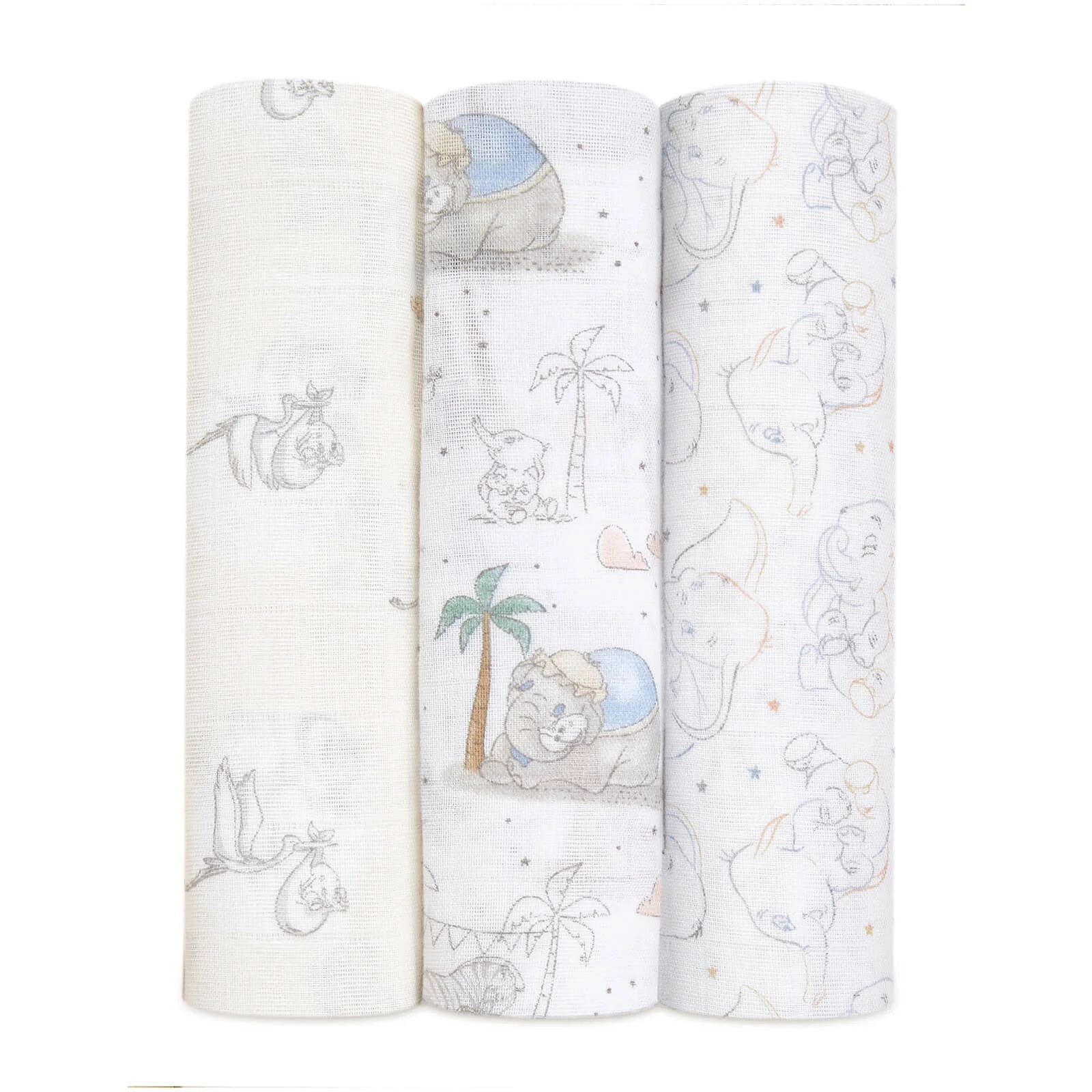 aden + anais Classic Swaddles - My Darling Dumbo (3 Pack) Image 1