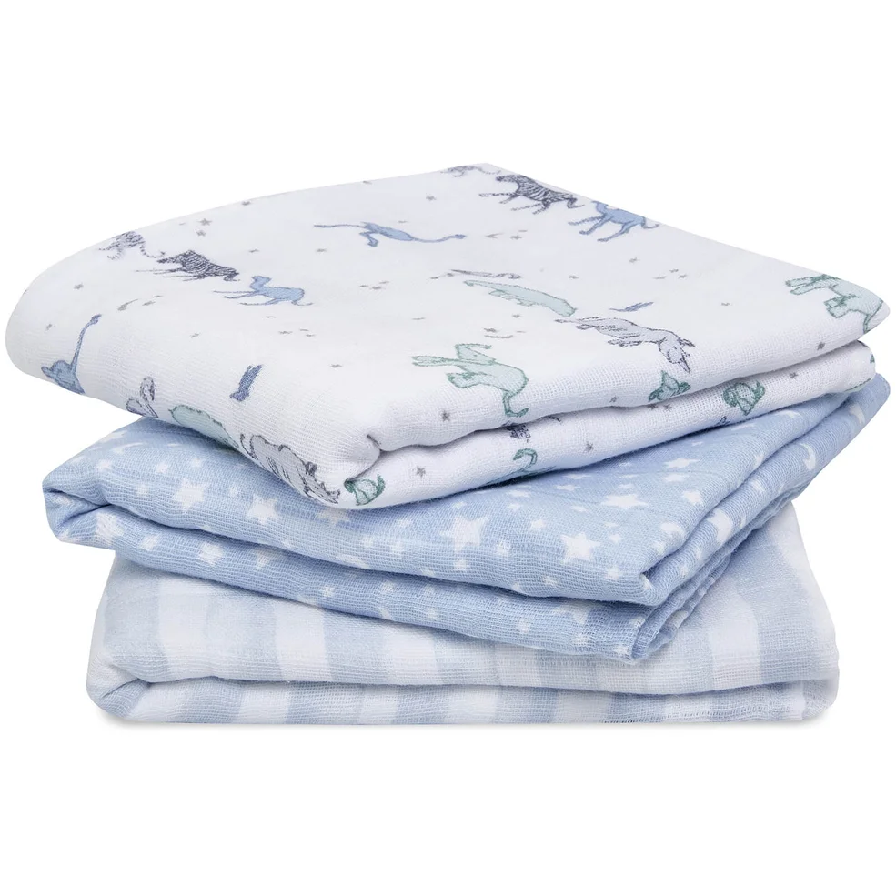 aden + anais Cotton Muslin Squares - Rising Star (3 Pack) Image 1