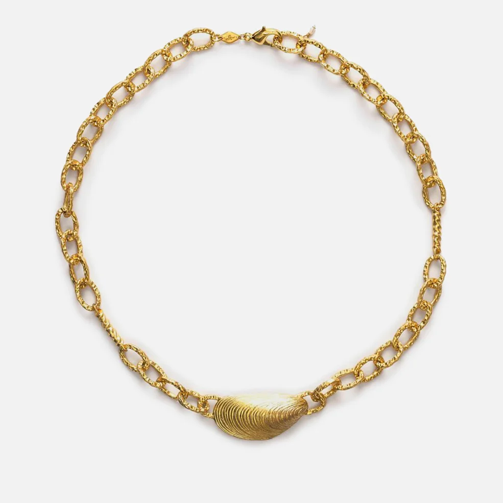 Anni Lu Women's Grand Moules Necklace - Gold Image 1