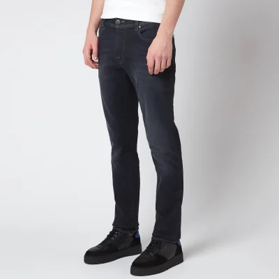 Tramarossa Men's Leonardo Slim 5 Pocket Jeans - Denim Black Stretch